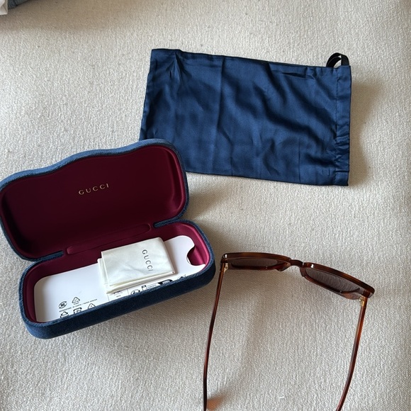 NWOT Gucci 80s Monocular Oversized Square Sunglasses 🍂 - Picture 9 of 14